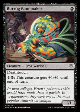 Burrog Banemaker - Secrets of Strixhaven MTG spoiler