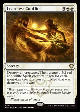 Ceaseless Conflict - Secrets of Strixhaven MTG spoiler