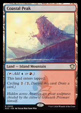 Coastal Peak - Secrets of Strixhaven MTG spoiler