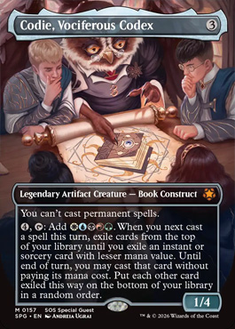 codievociferouscodex - Secrets of Strixhaven MTG spoiler