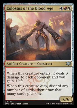 Colossus of the Blood Age - Secrets of Strixhaven MTG spoiler