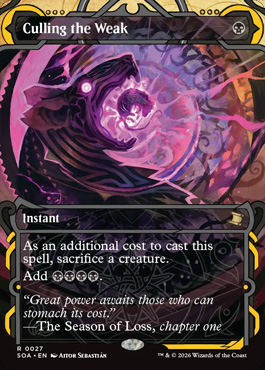 cullingtheweak - Secrets of Strixhaven MTG spoiler