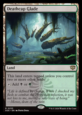 Deathcap Glade - Secrets of Strixhaven MTG spoiler