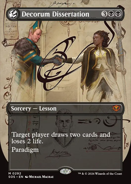 Decorum Dissertation - Secrets of Strixhaven MTG spoiler