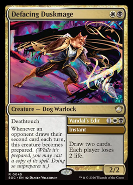 defacingduskmage - Secrets of Strixhaven MTG spoiler