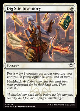 Dig Site Inventory - Secrets of Strixhaven MTG spoiler