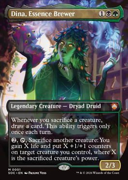 Dina, Essence Brewer - Secrets of Strixhaven MTG spoiler