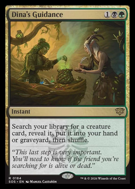 Dina's Guidance - Secrets of Strixhaven MTG spoiler