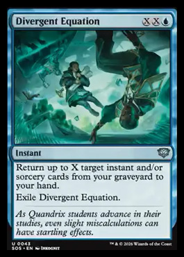 Divergent Equation - Secrets of Strixhaven MTG spoiler
