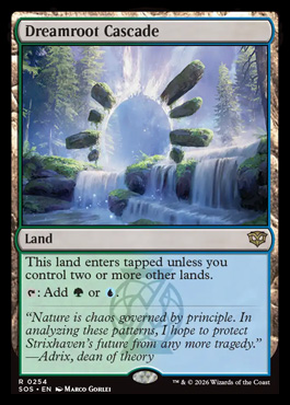 Dreamroot Cascade - Secrets of Strixhaven MTG spoiler