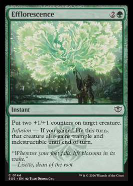 Efflorescence - Secrets of Strixhaven MTG spoiler