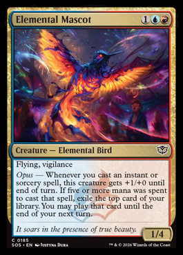 Elemental Mascot - Secrets of Strixhaven MTG spoiler