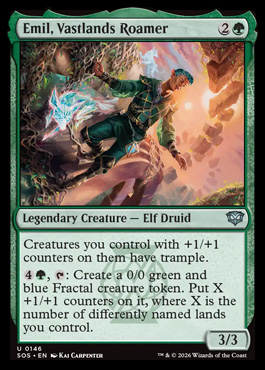 Emil, Vastlands Roamer - Secrets of Strixhaven MTG spoiler