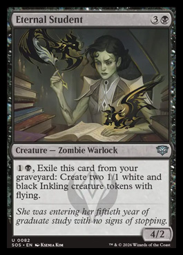Eternal Student - Secrets of Strixhaven MTG spoiler