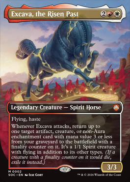 Excava, the Risen Past - Secrets of Strixhaven MTG spoiler