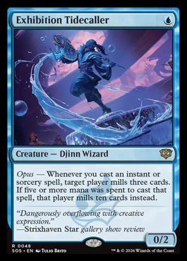 Exhibition Tidecaller - Secrets of Strixhaven MTG spoiler