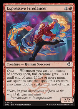 Expressive Firedancer - Secrets of Strixhaven MTG spoiler