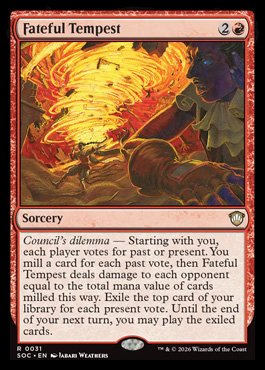Fateful Tempest - Secrets of Strixhaven MTG spoiler
