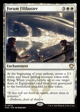 Forum Filibuster - Secrets of Strixhaven MTG spoiler