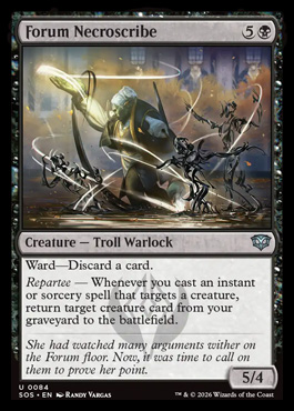 Forum Necroscribe - Secrets of Strixhaven MTG spoiler