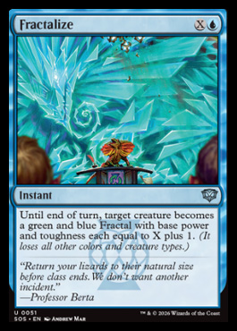 Fractalize - Secrets of Strixhaven MTG spoiler
