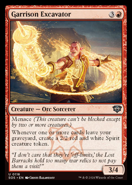 Garrison Excavator - Secrets of Strixhaven MTG spoiler