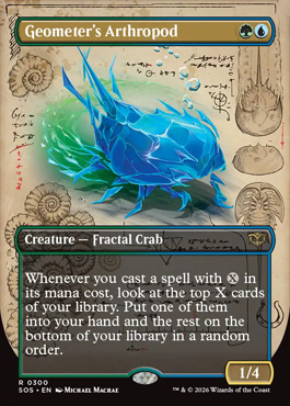 Geometer's Arthropod - Secrets of Strixhaven MTG spoiler