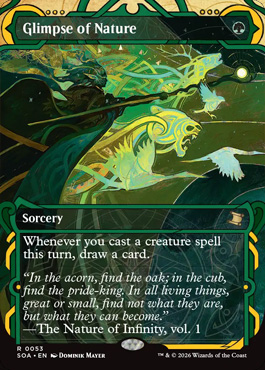 glimpseofnature - Secrets of Strixhaven MTG spoiler