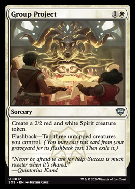 Group Project - Secrets of Strixhaven MTG spoiler