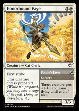 honorboundpage - Secrets of Strixhaven MTG spoiler