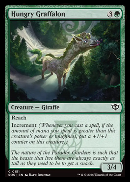 Hungry Graffalon - Secrets of Strixhaven MTG spoiler