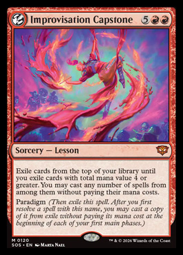 Improvisation Capstone - Secrets of Strixhaven MTG spoiler