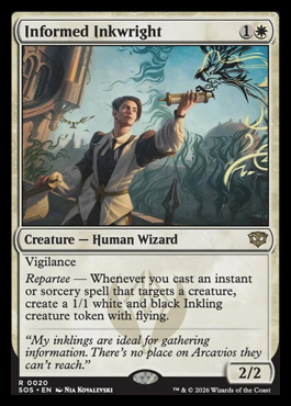 Informed Inkwright - Secrets of Strixhaven MTG spoiler