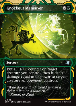 knockoutmaneuver - Secrets of Strixhaven MTG spoiler