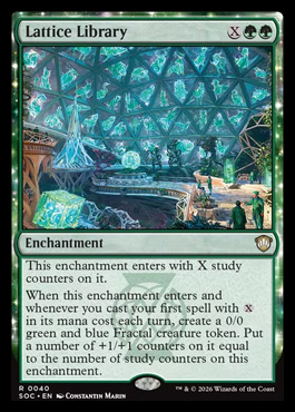 Lattice Library - Secrets of Strixhaven MTG spoiler