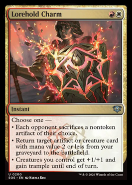 Lorehold Charm - Secrets of Strixhaven MTG spoiler