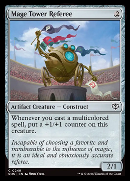 Mage Tower Referee - Secrets of Strixhaven MTG spoiler