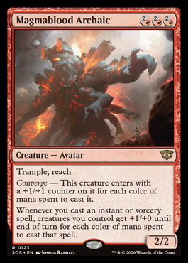 magmabloodarchaicf - Secrets of Strixhaven MTG spoiler