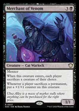 Merchant of Venom - Secrets of Strixhaven MTG spoiler