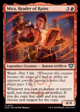 Mica, Reader of Ruins - Secrets of Strixhaven MTG spoiler