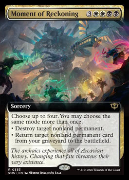 Moment of Reckoning - Secrets of Strixhaven MTG spoiler