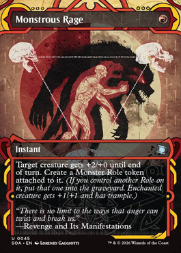 monstrousrage - Secrets of Strixhaven MTG spoiler