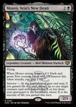 Moseo, Vein's New Dean - Secrets of Strixhaven MTG spoiler