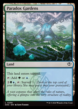 Paradox Gardens - Secrets of Strixhaven MTG spoiler