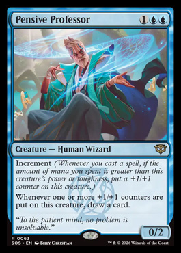 Pensive Professor - Secrets of Strixhaven MTG spoiler