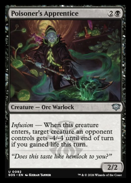 Poisoner's Apprentice - Secrets of Strixhaven MTG spoiler