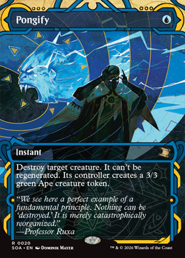 pongify - Secrets of Strixhaven MTG spoiler