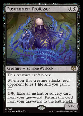 postmortemprofessorf - Secrets of Strixhaven MTG spoiler