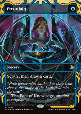 preordain - Secrets of Strixhaven MTG spoiler