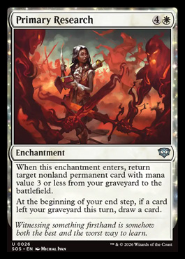 Primary Research - Secrets of Strixhaven MTG spoiler
